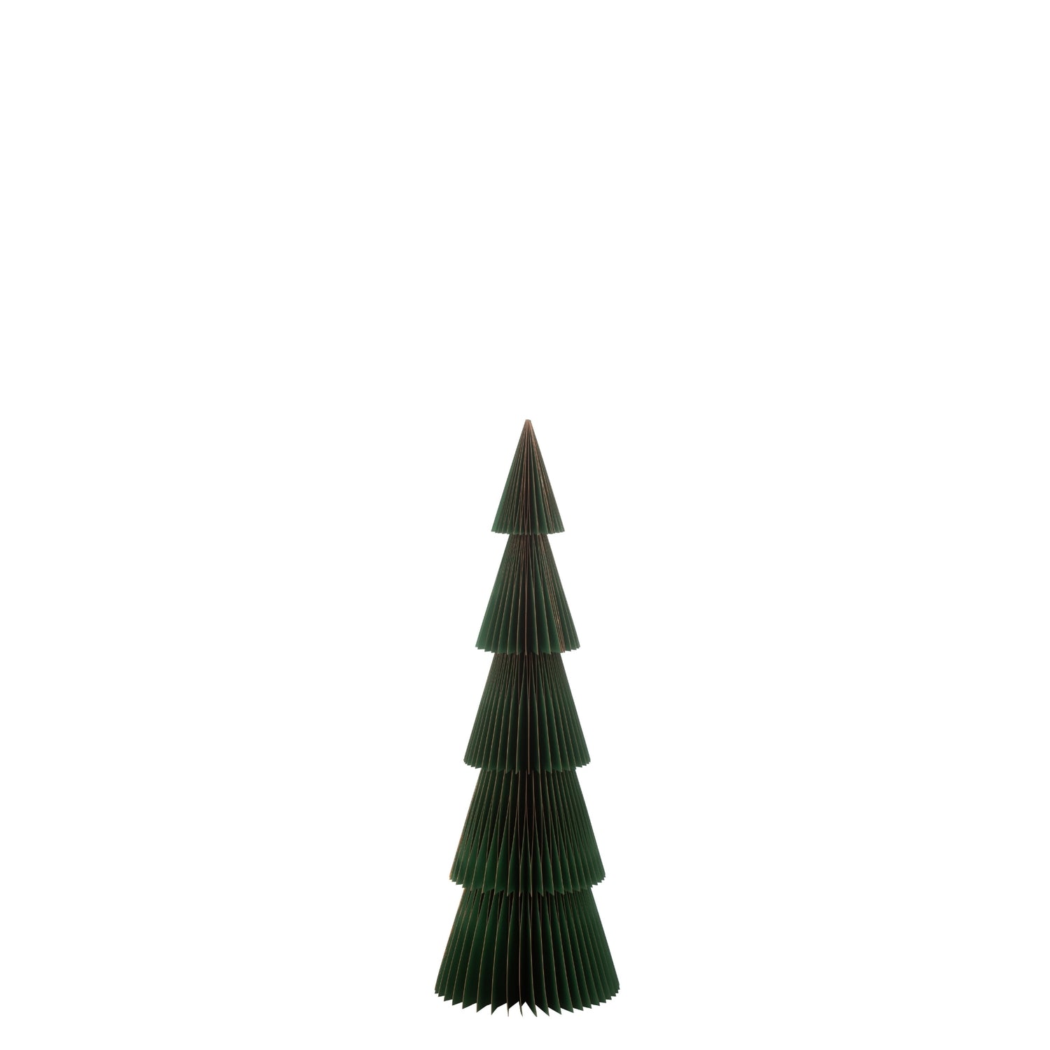 Kerstboom Plooibaar Papier Donkergroen/Koper H122 J-Line