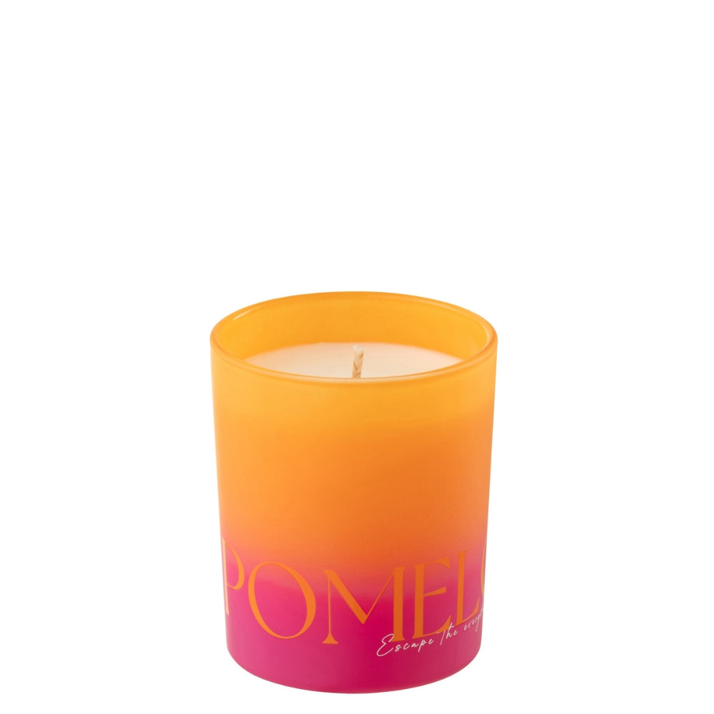 Geurkaars Oasis Oranje/Roze Small J-Line