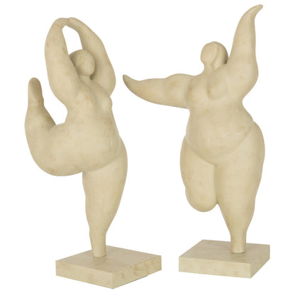 Figuur Delphine Poly Beige H52cm J-Line