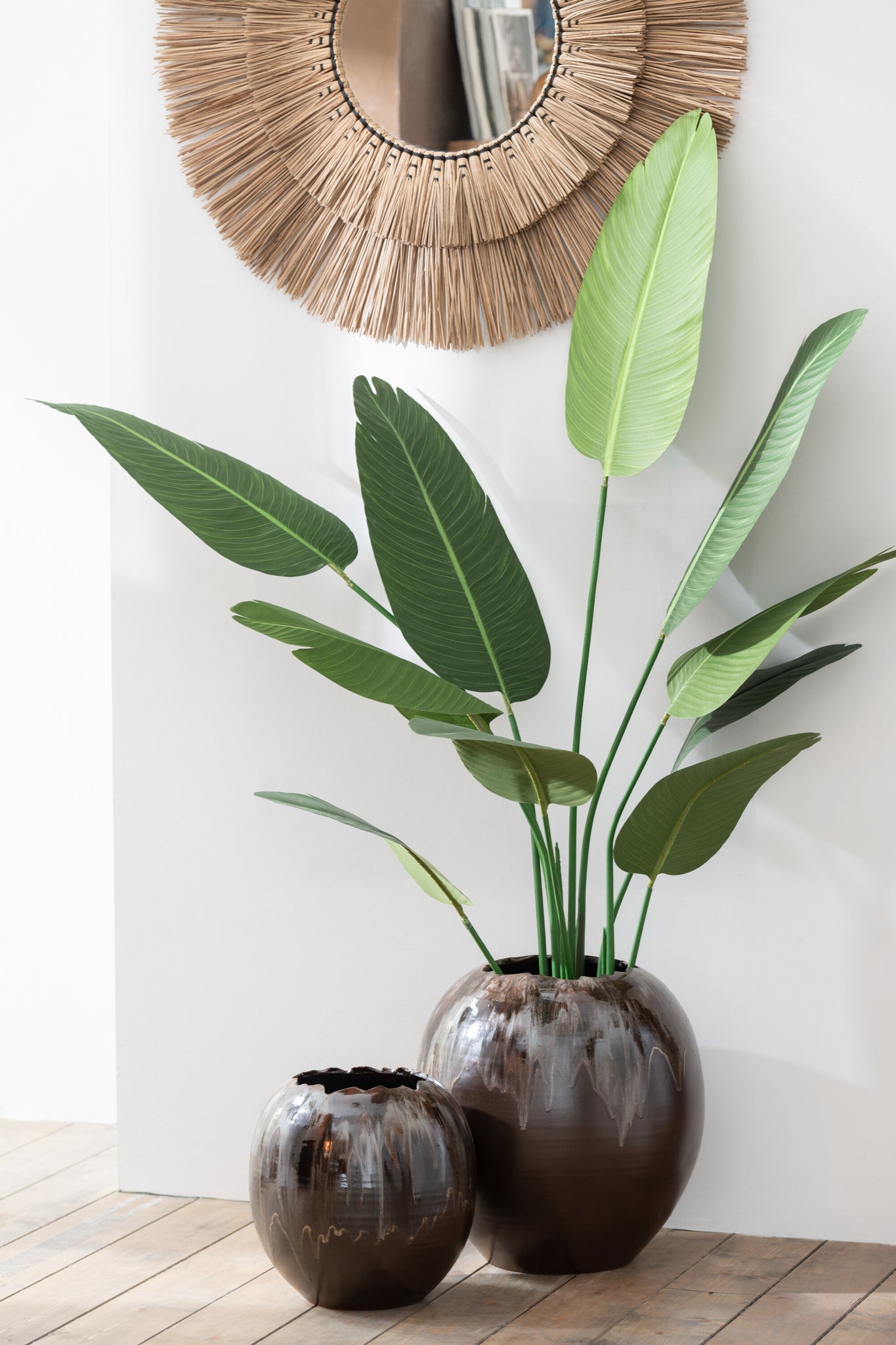 Strelitzia Plastiek Groen Small