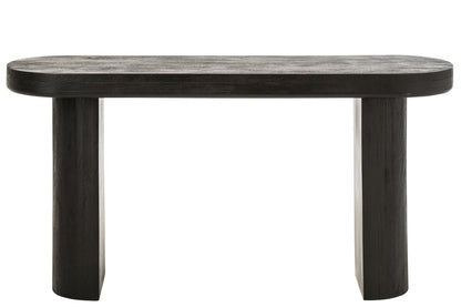 Console Mangohout Zwart/Naturel J-Line