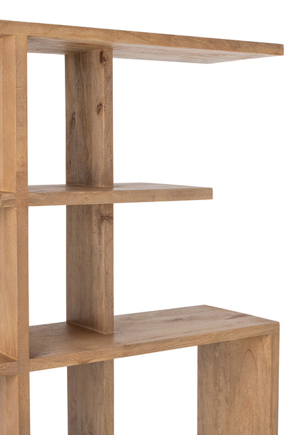 Boekenkast Mangohout Naturel J-Line