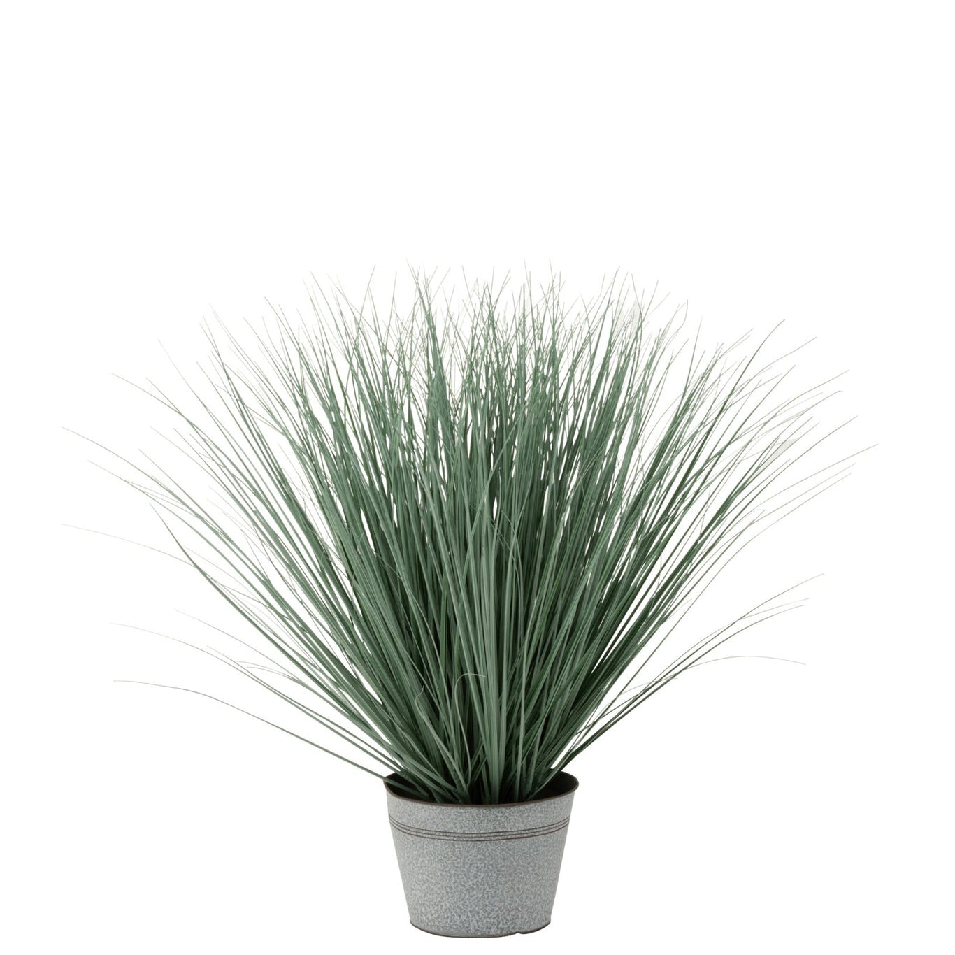 Grassen In Pot Metaal Plastiek Blauw/Groen Large J-Line