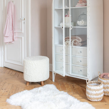 Poef Schaap Wit J-Line