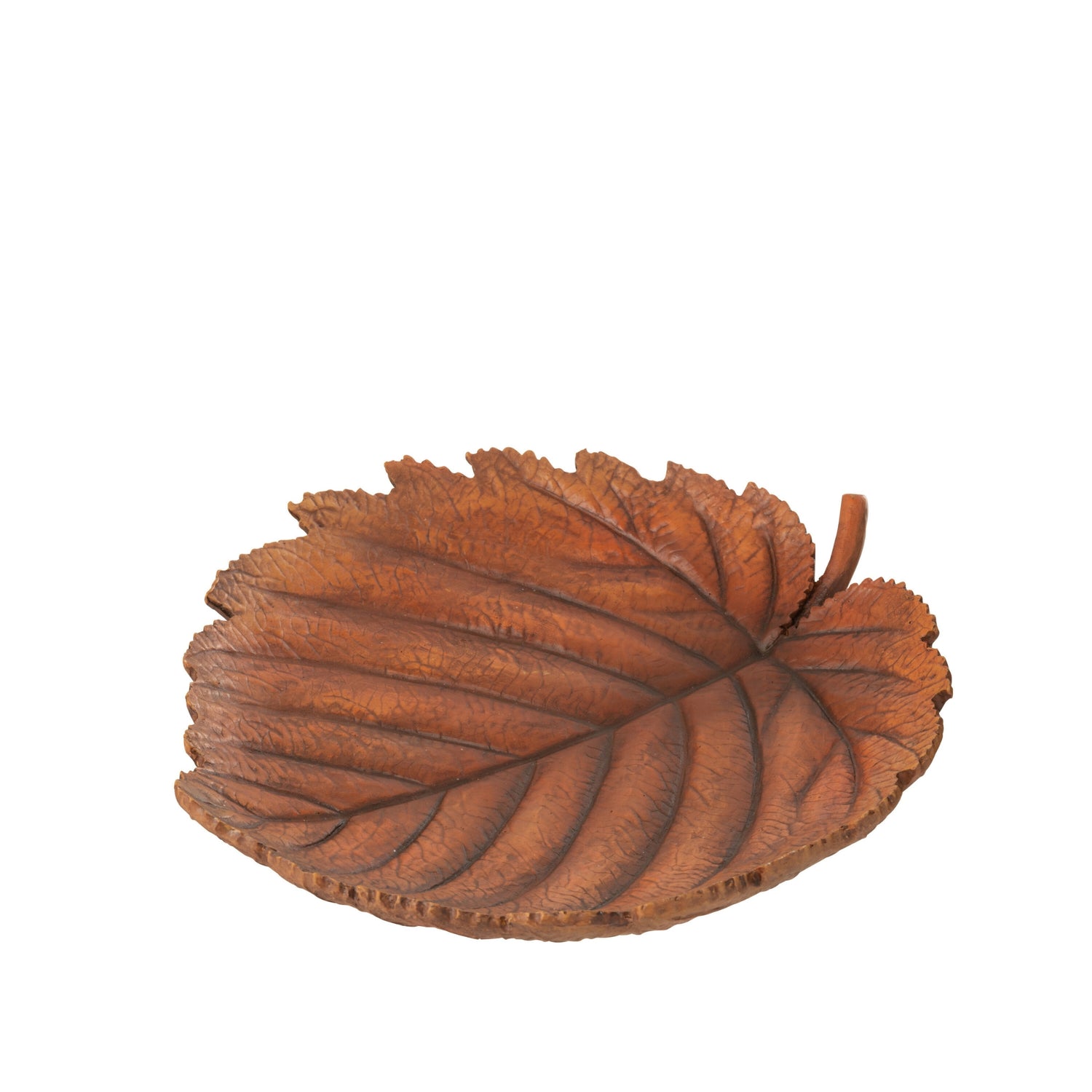 Decoratief Plateau Plat Blad Kalk Ecru J-Line