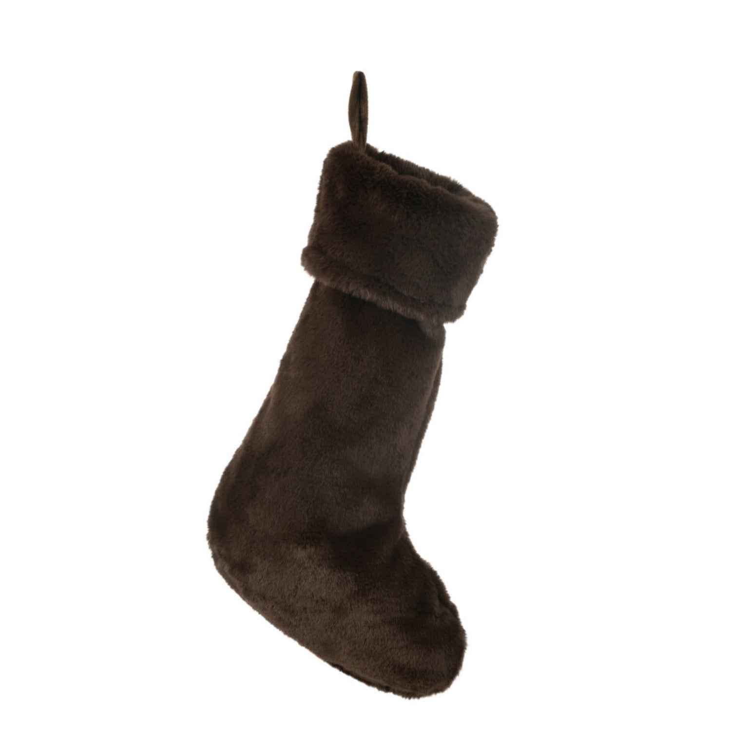 Kerstsok Hanger Donker Bruin J-Line