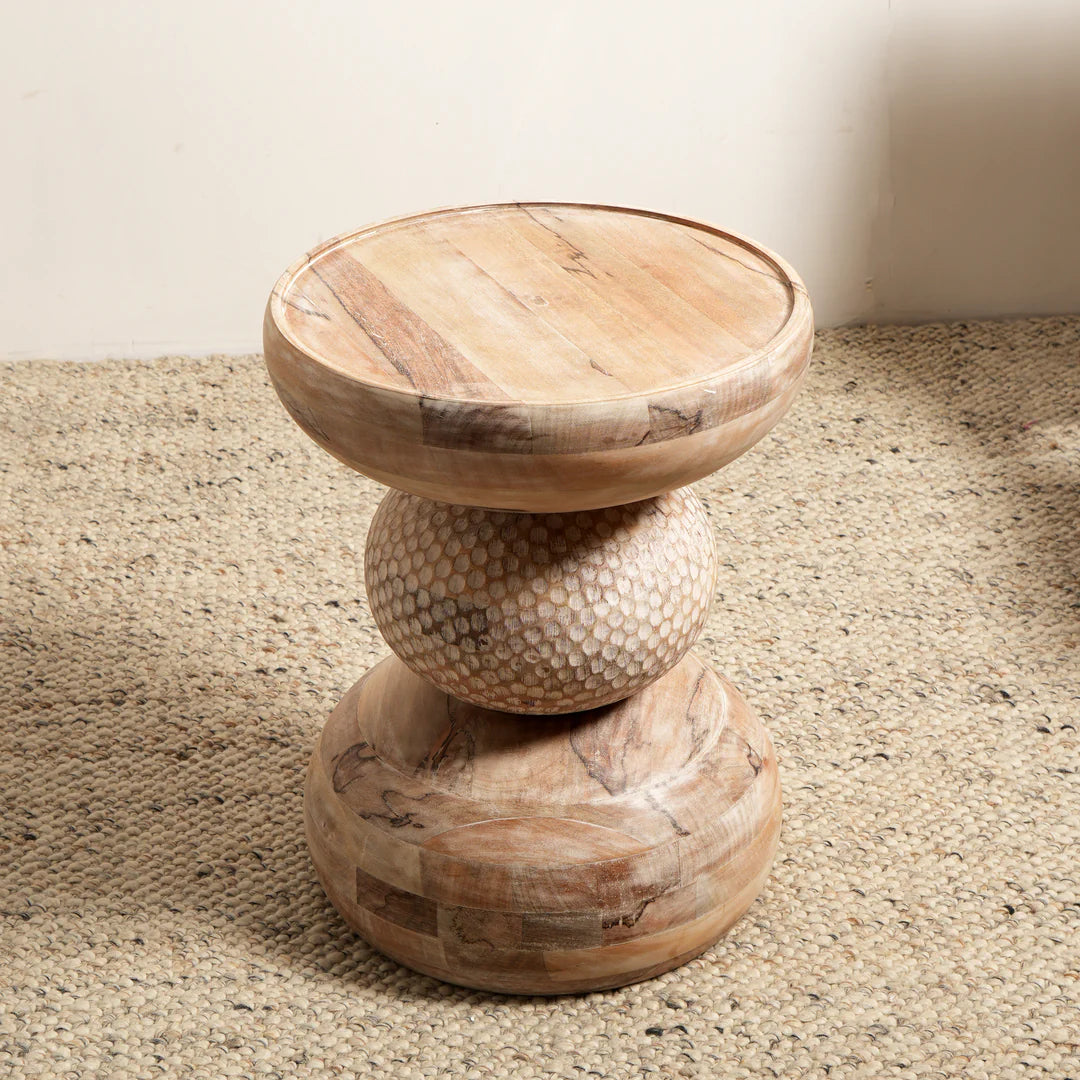 3-Laags Ronde Bijzettafel ExpoBazaar - Bijzettafel - ExpoBazaar - livinglovely.nl