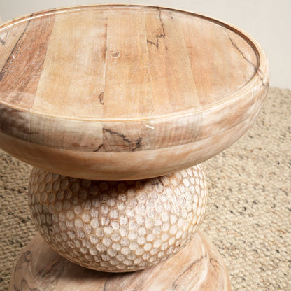 3-Laags Ronde Bijzettafel ExpoBazaar - Bijzettafel - ExpoBazaar - livinglovely.nl