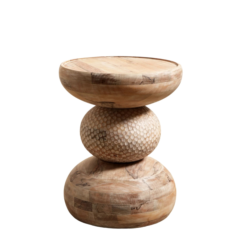 3-Laags Ronde Bijzettafel ExpoBazaar - Bijzettafel - ExpoBazaar - livinglovely.nl