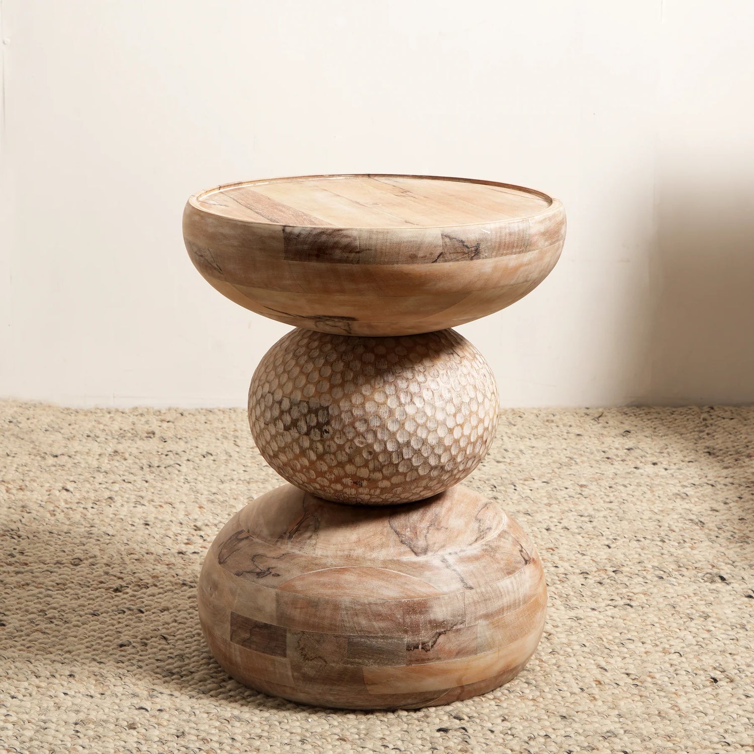 3-Laags Ronde Bijzettafel ExpoBazaar - Bijzettafel - ExpoBazaar - livinglovely.nl