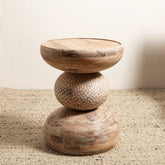 3-Laags Ronde Bijzettafel ExpoBazaar - Bijzettafel - ExpoBazaar - livinglovely.nl