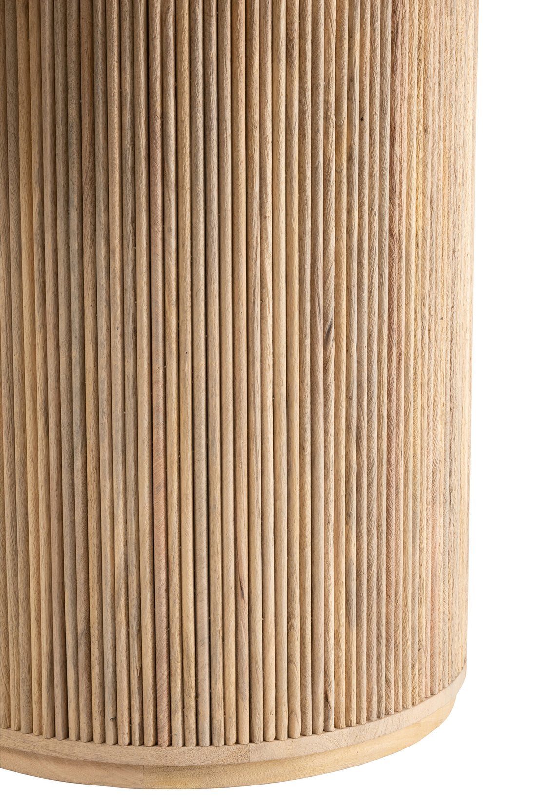 Ronde Eetkamertafel Vincent Mangohout Naturel Large Ø120cm J-Line