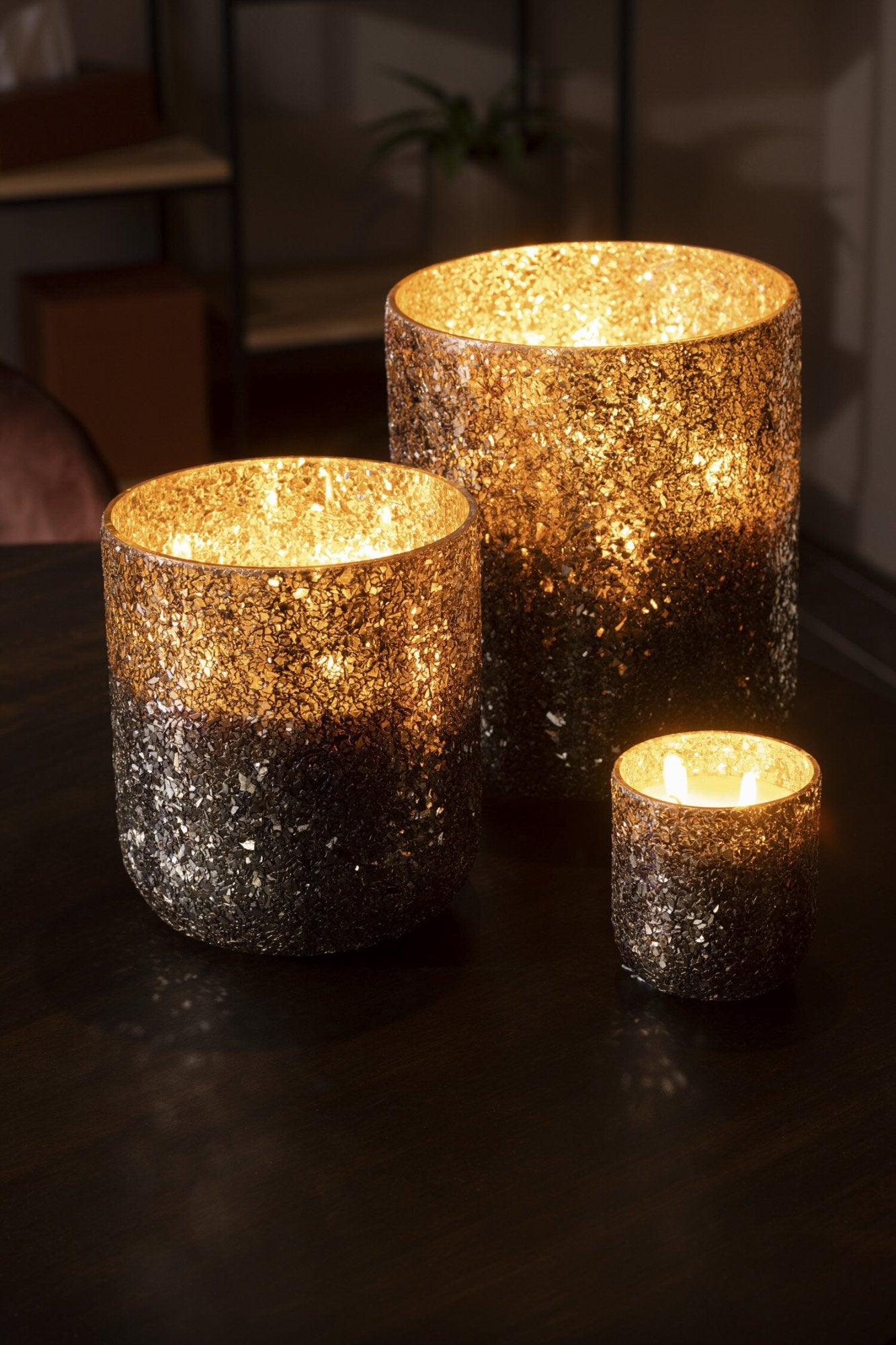 Geurkaars Luxuria Brons Large- 80h