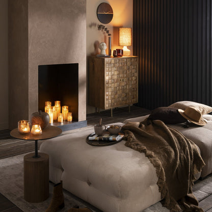 Kast Nino Metaal/Mangohout Naturel/Goud J-Line