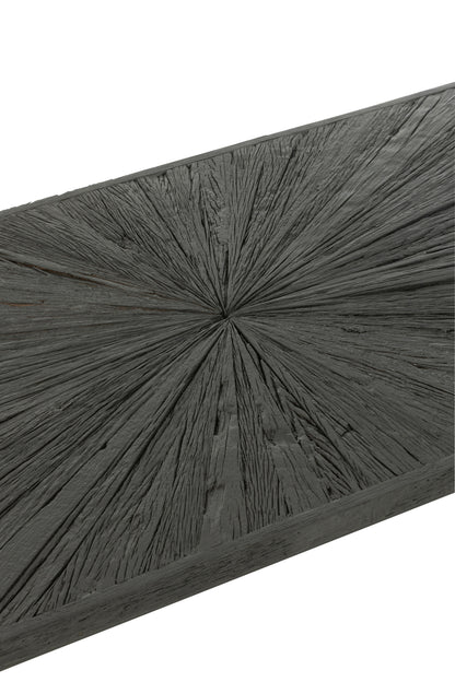 Salontafel Shanil Hout/Ijzer Zwart J-Line