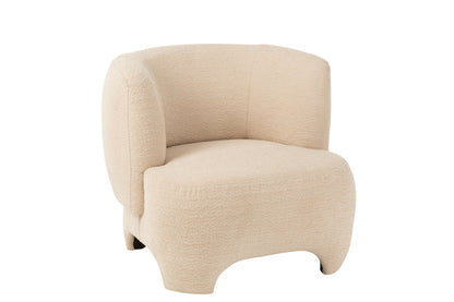 Zetel 1-Zit Gebreid Tex/Ht Wit J-Line