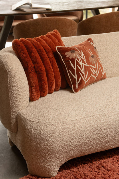 J-Line Witte 2/3-zits Sofa J-Line