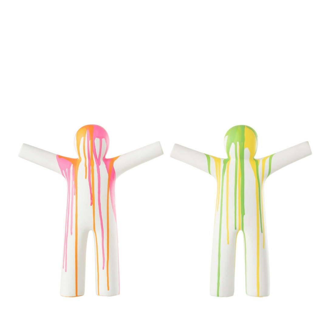 P’tit Maurice Paint Beeldje Multicolor Large J-Line Set van 2