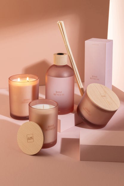 Geurkaars Accords Essentiels Rose Rêveuse 52 Uur