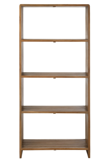 Boekenkast 4 Schappen Gerecycleerd Teak Naturel J-Line