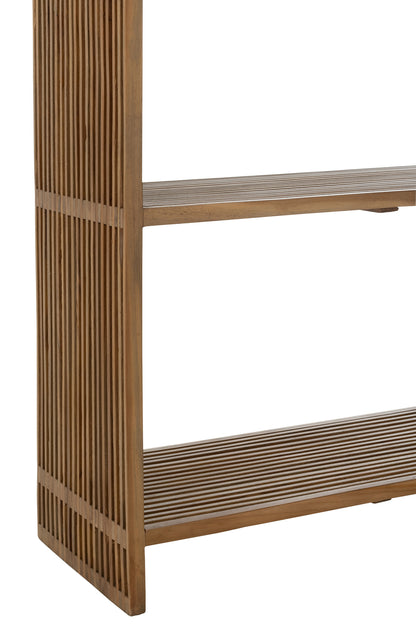 Boekenkast 4 Schappen Gerecycleerd Teak Naturel J-Line