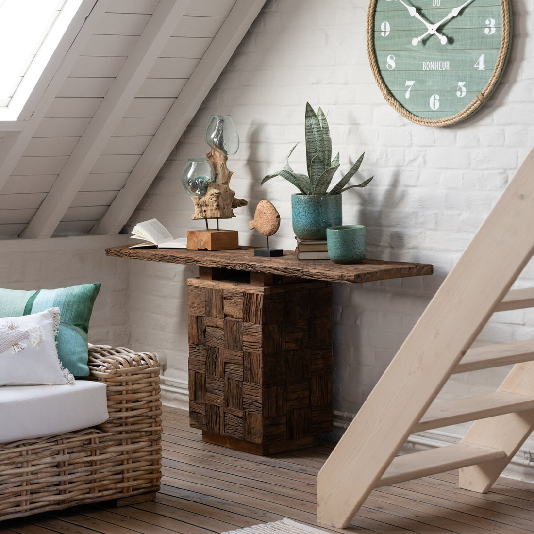 Console Woody Hout Naturel J-Line