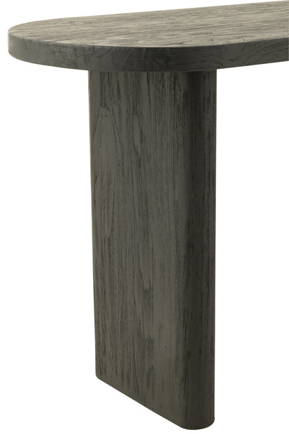 Tafel Teak Hout Zwart J-Line