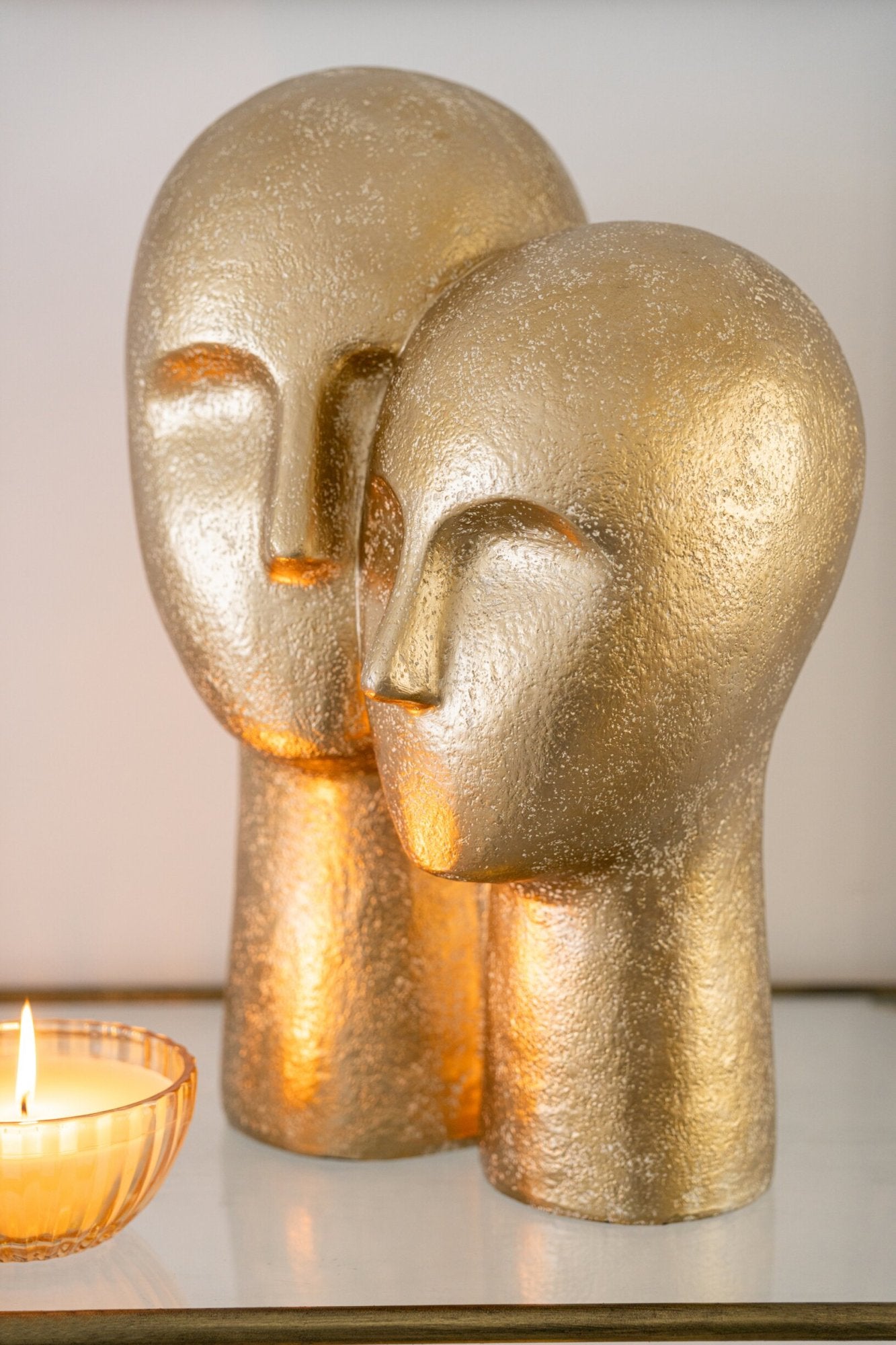 Hoofd Koppel Resine Goud J-Line