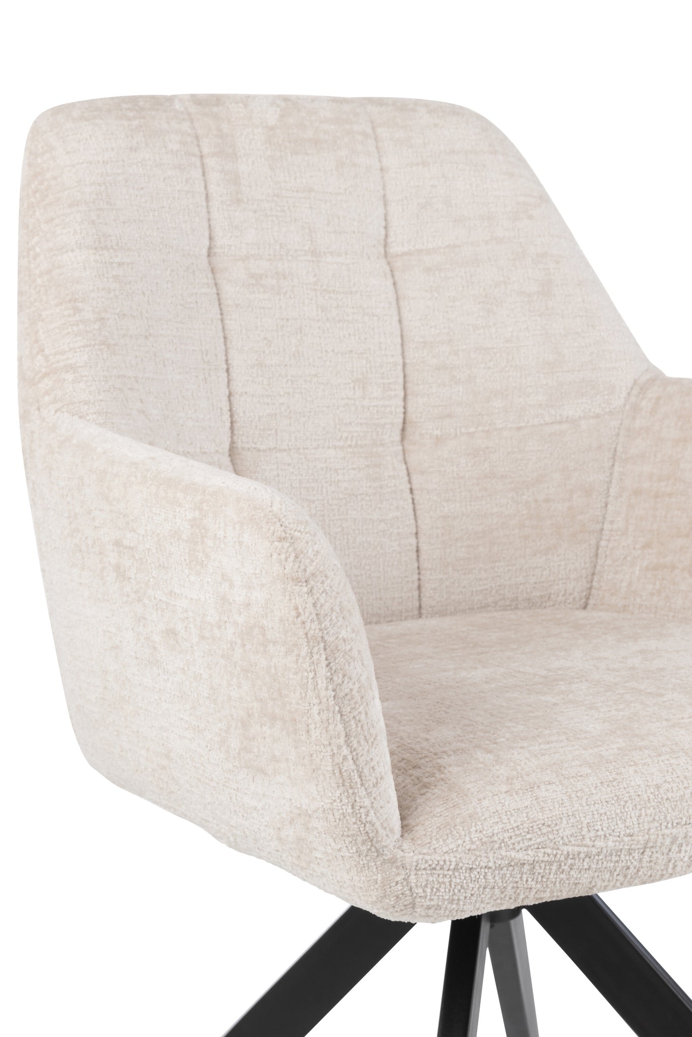 Stoel Louna Ijzer/Acryl Ivoor J-Line