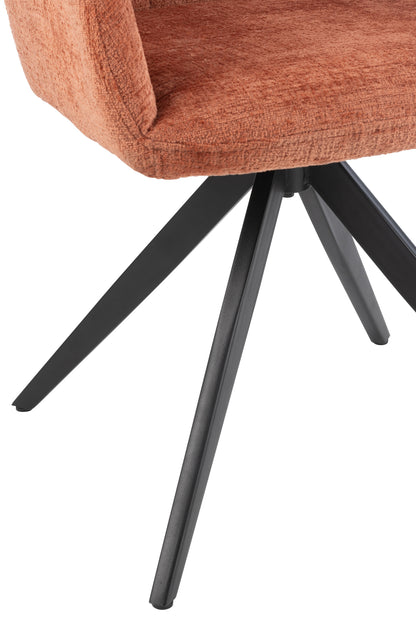 Stoel Louna Ijzer/Acryl Peche J-Line