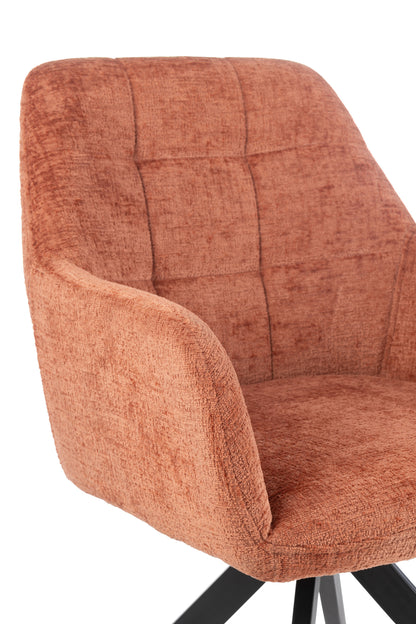 Stoel Louna Ijzer/Acryl Peche J-Line