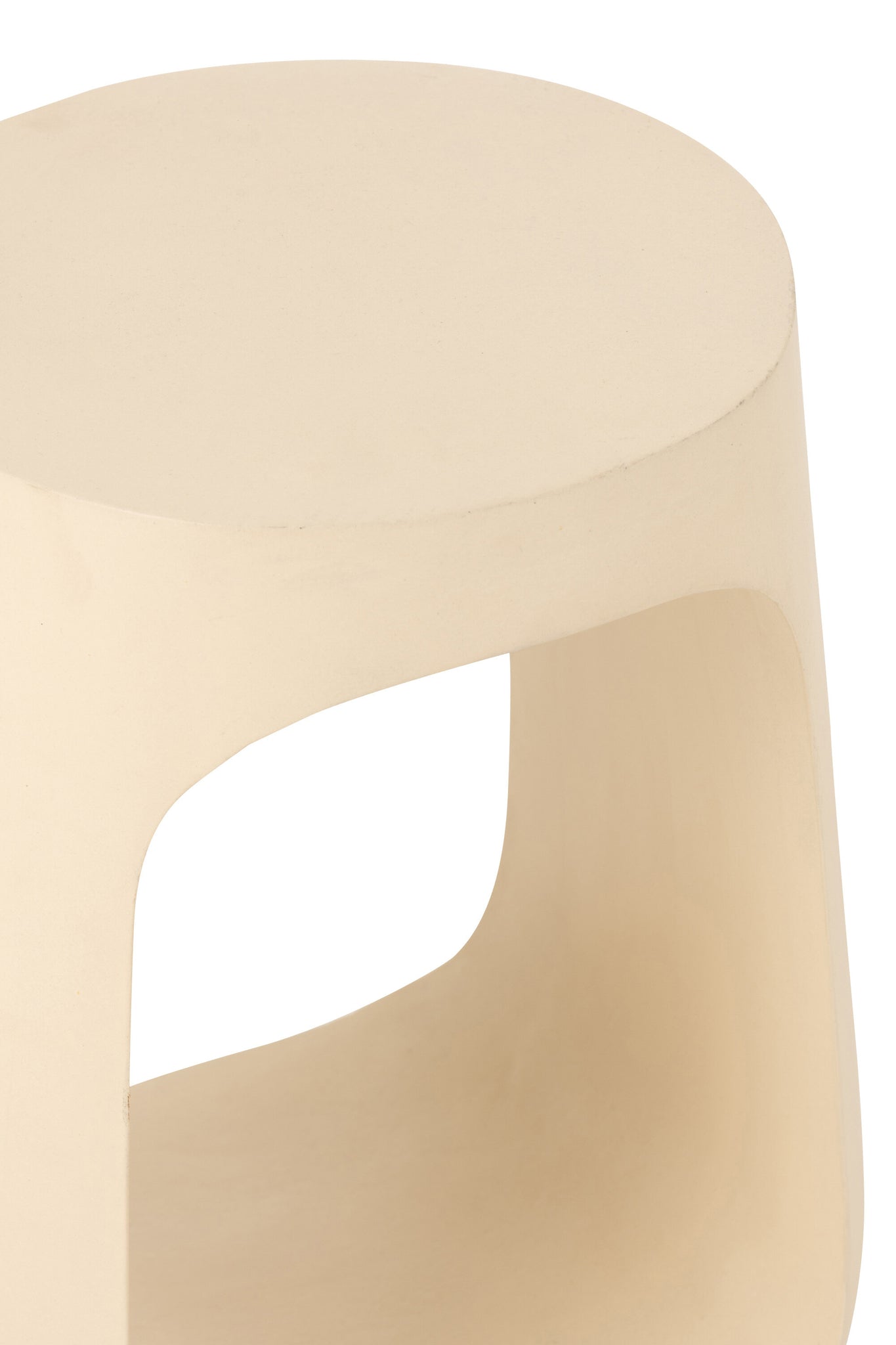 Bijzettafel Mangohout Wit