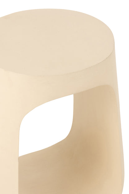 Bijzettafel Mangohout Wit