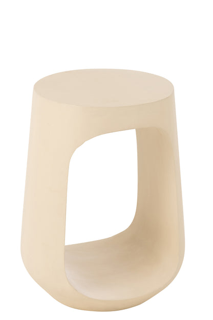 Bijzettafel Mangohout Wit