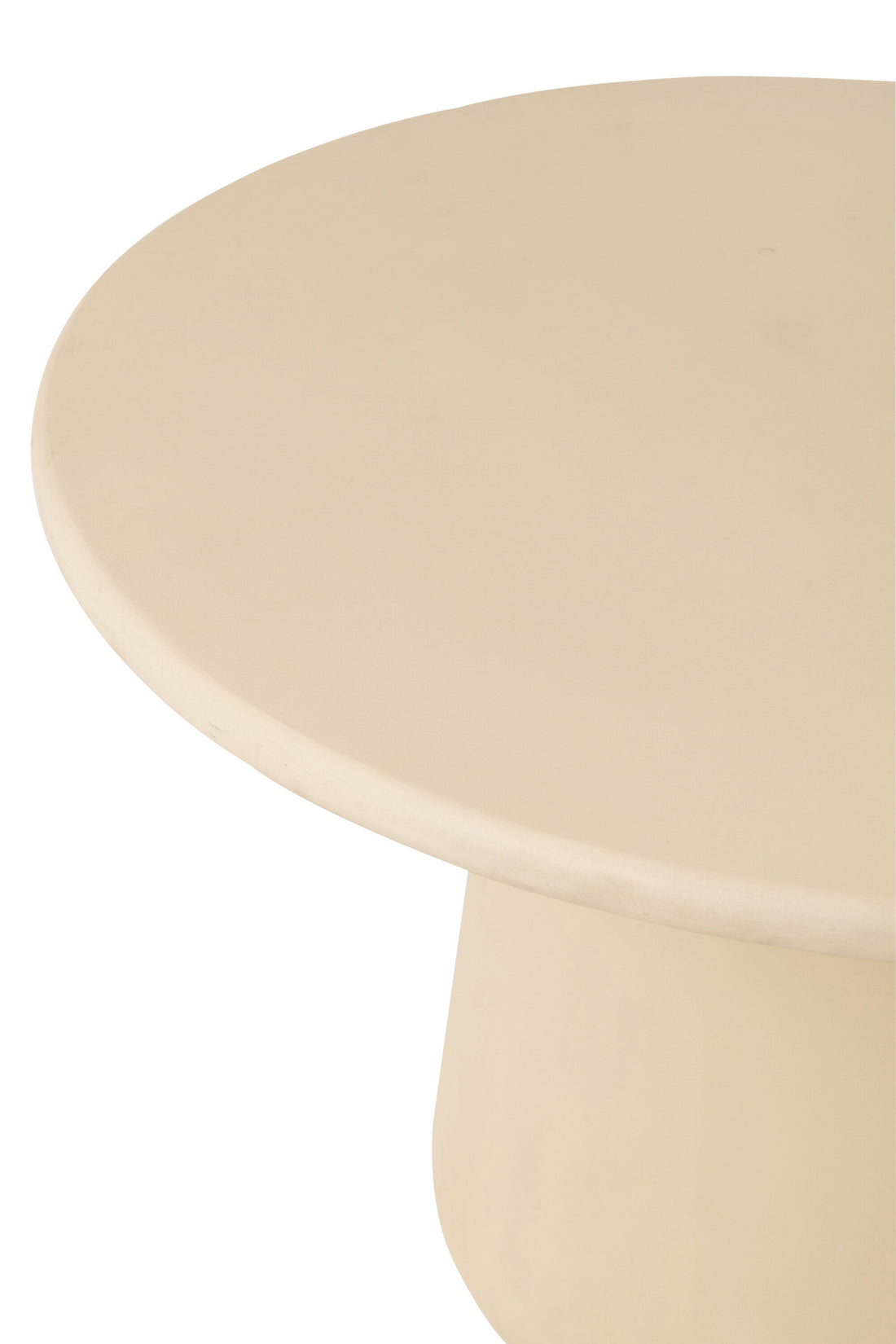Ronde Eetkamertafel Ram Beige Ø118cm J-Line