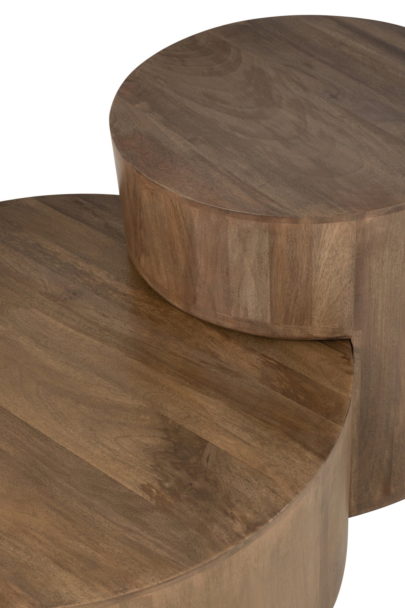 Bijzettafels Toge Mango Hout Bruin Set van 2 J-Line