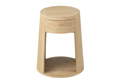 Bijzettafel Drawn Mango Hout/Mdf Naturel J-Line