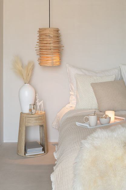 Bijzettafel Drawn Mango Hout/Mdf Naturel J-Line