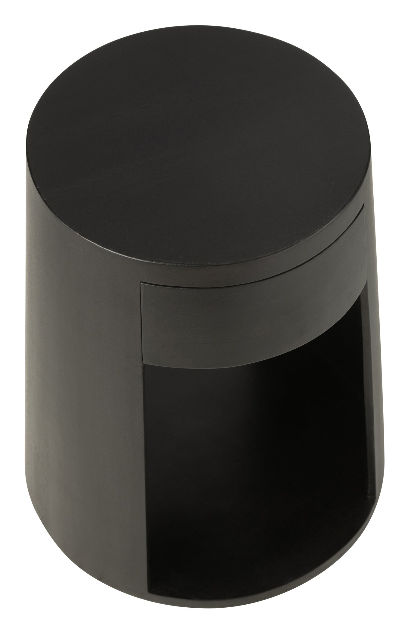 Bijzettafel Drawn Mango Hout/Mdf Zwart J-Line
