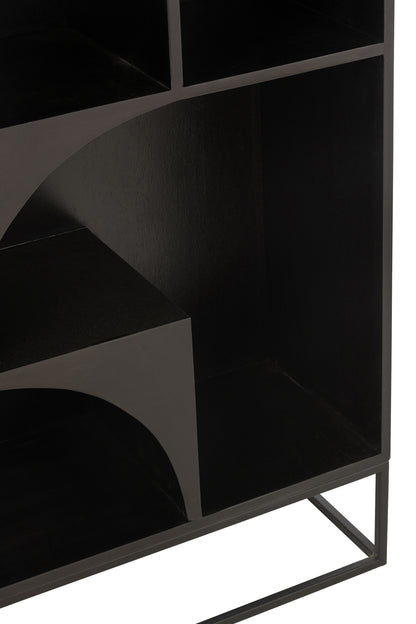 Kast Mode Mango Hout/Mdf Zwart J-Line