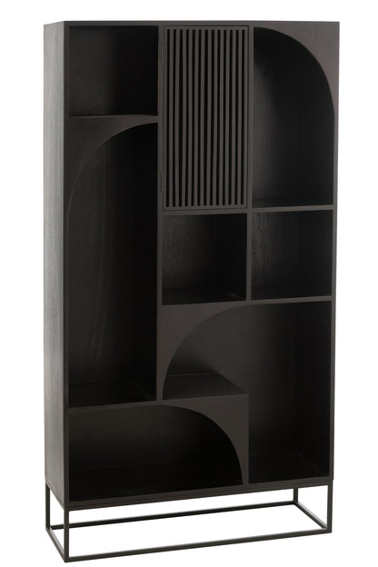 Kast Mode Mango Hout/Mdf Zwart J-Line