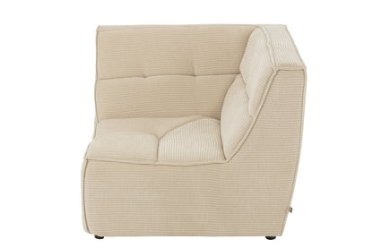 Hoekstuk Modulaire Sofa Beige J-Line