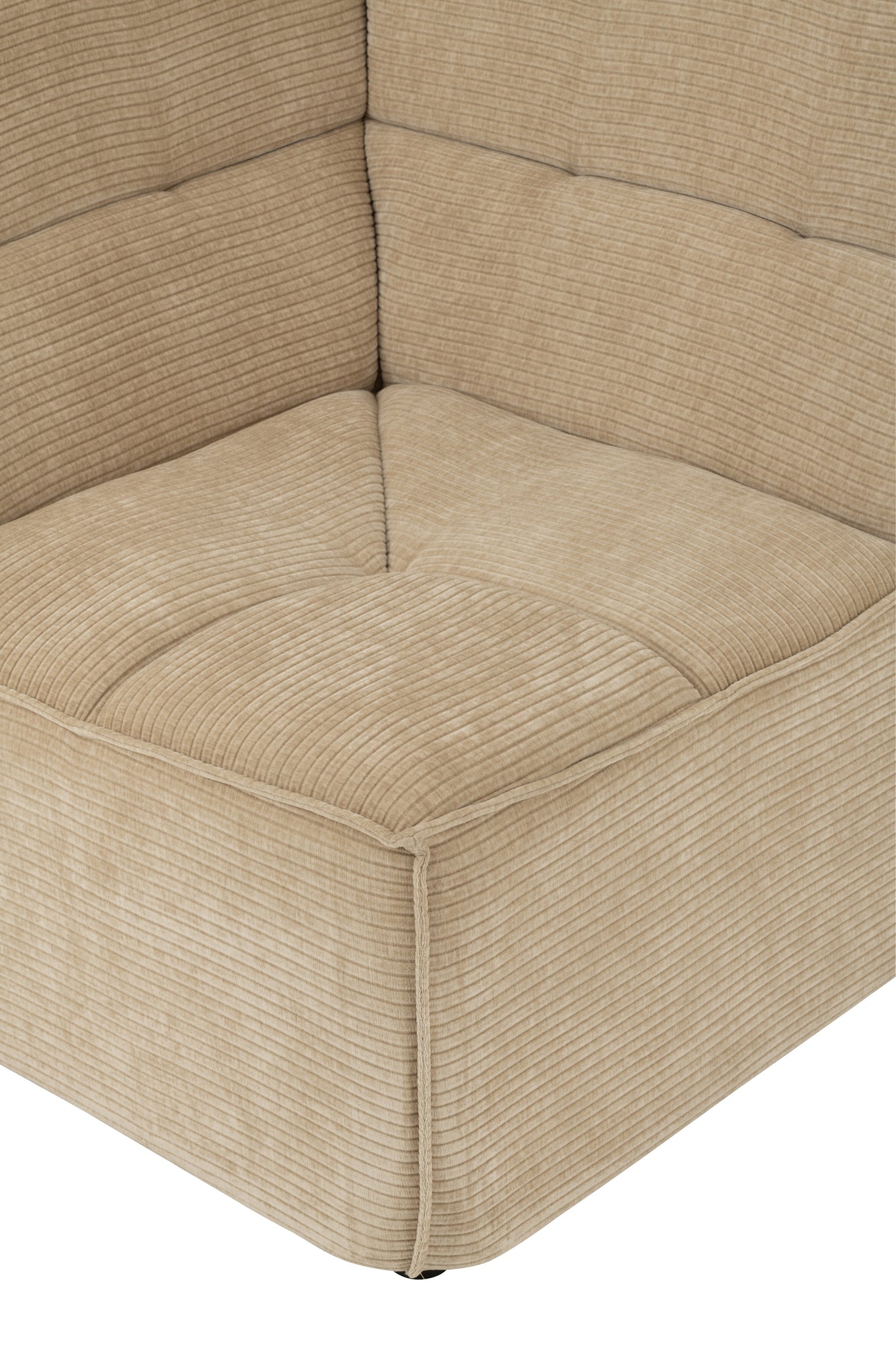 Hoekstuk Modulaire Sofa Donker Beige J-Line
