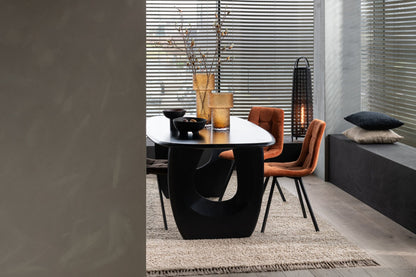 Vloerlamp Don Katoen Bamboe Zwart H 100cm J-Line