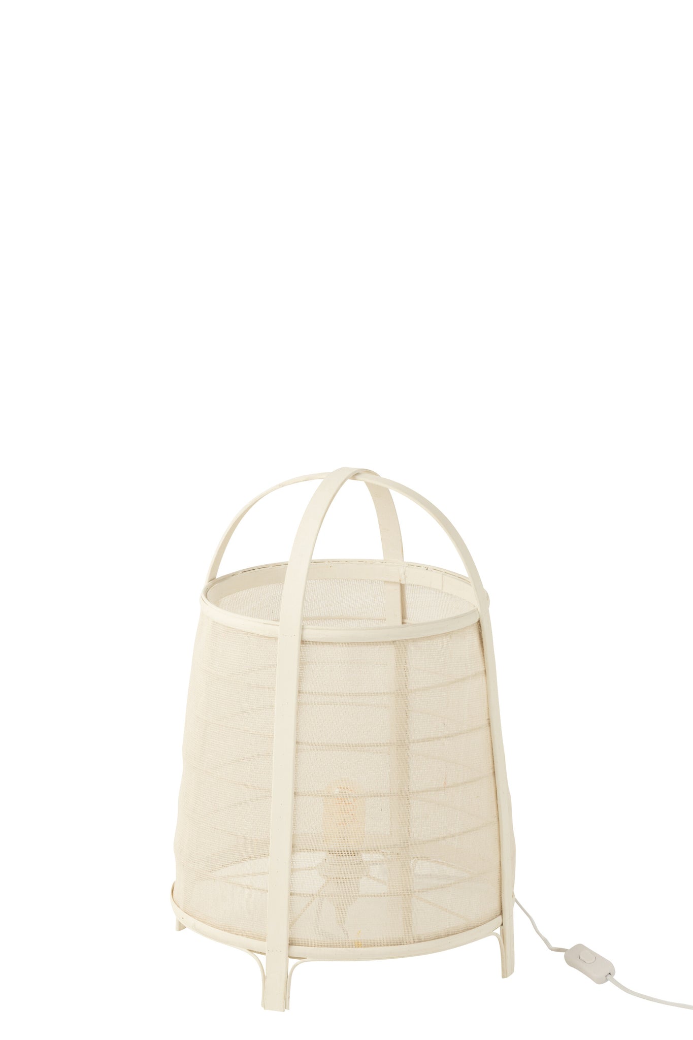 Lamp Rya Katoen/Bamboe Wit Large