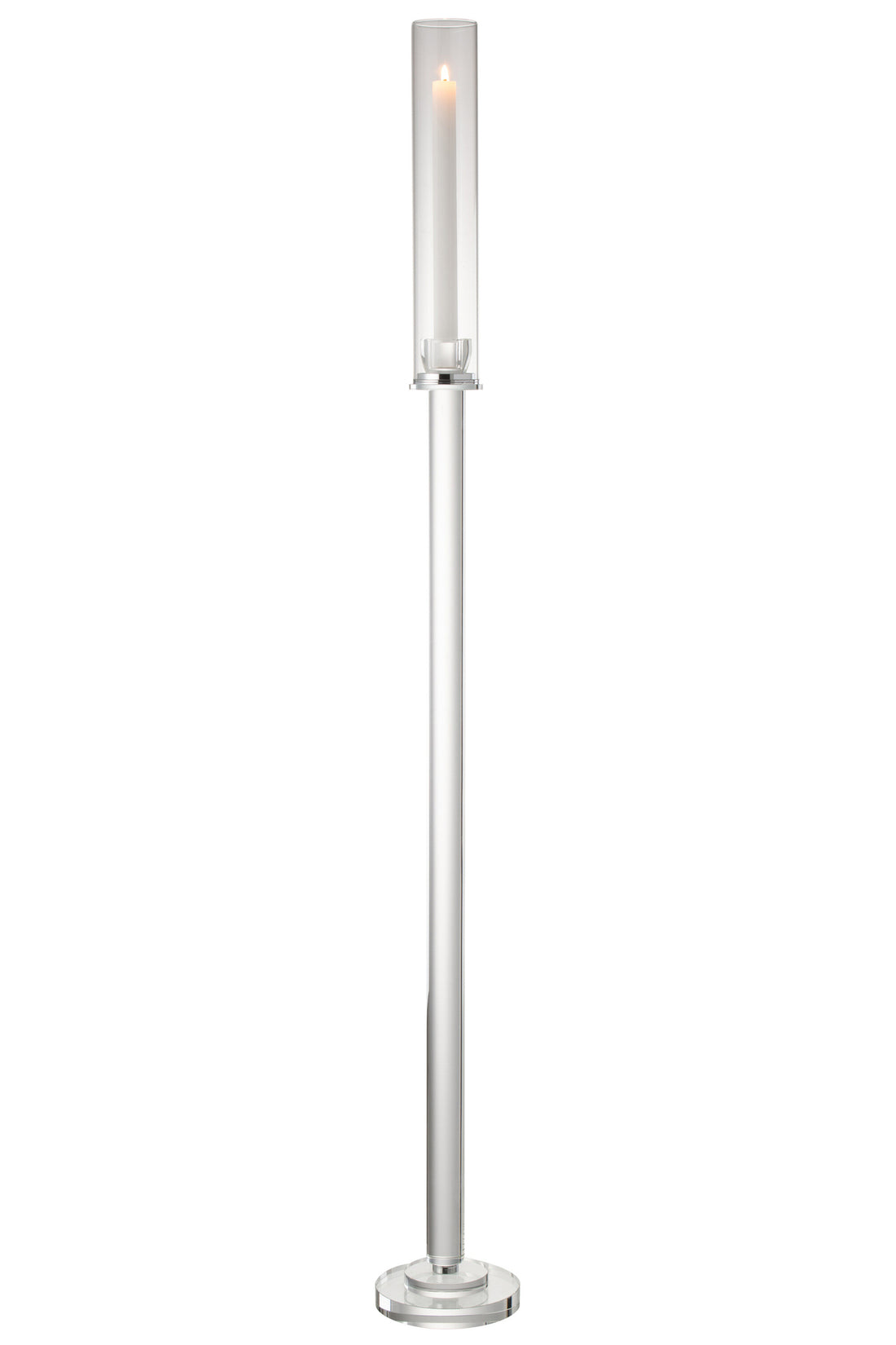 Kaarshouder Moira Glas Transparant Large Dia14xH120cm J-Line