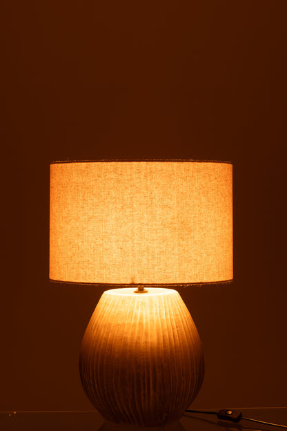 Lamp Nebu Rond Keramiek Goud Small J-Line