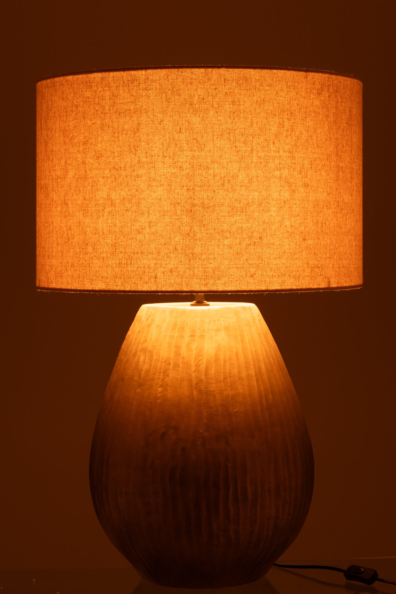 Lamp Nebu Rond Keramiek Goud Large J-Line