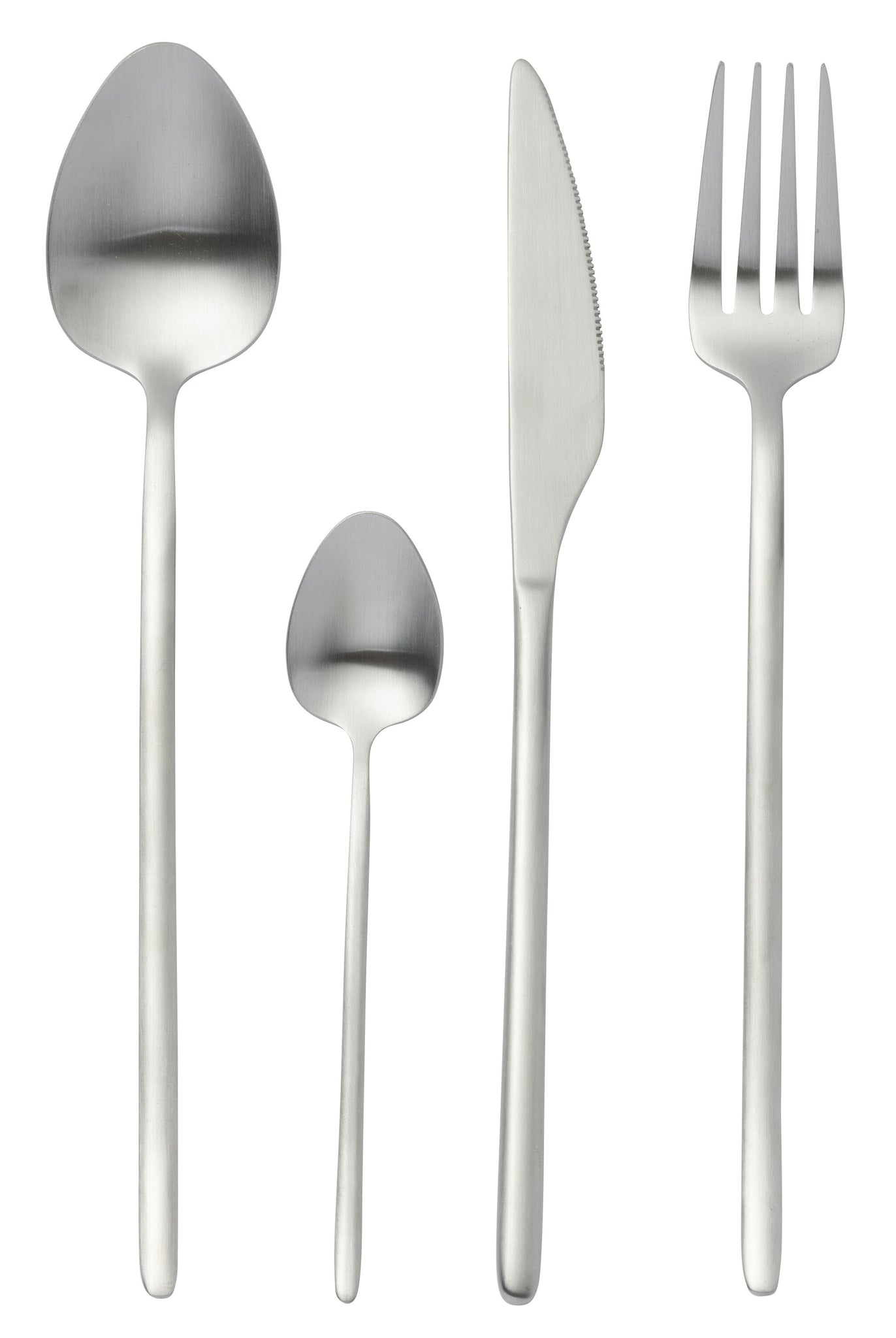 Bestekset Box C 24 Stuks Roestvrij Staal Mat Zilver J-Line