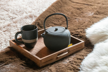 Beker Keramiek Zwart/Taupe J-Line